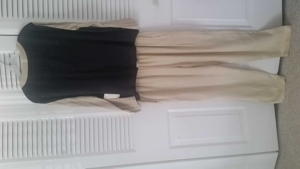 Garsonka nowa ze spodniami 100% lnu