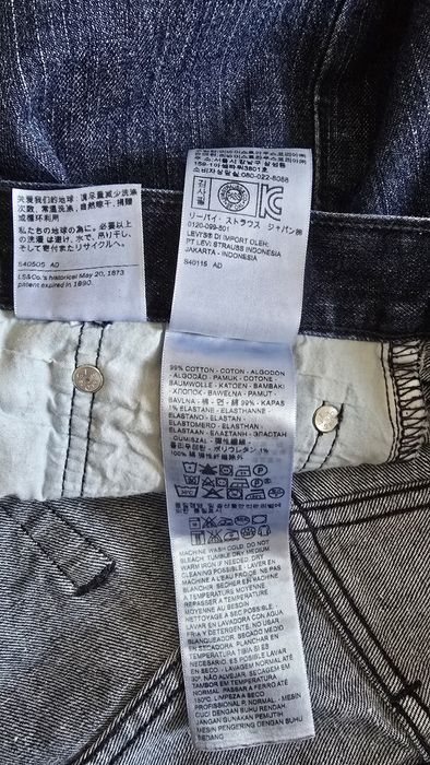 Чоловічі джинси Levi's 501 Original Fit. 40/32