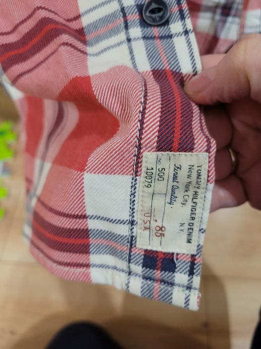 Koszula w kratkę Tommy Hilfiger r L