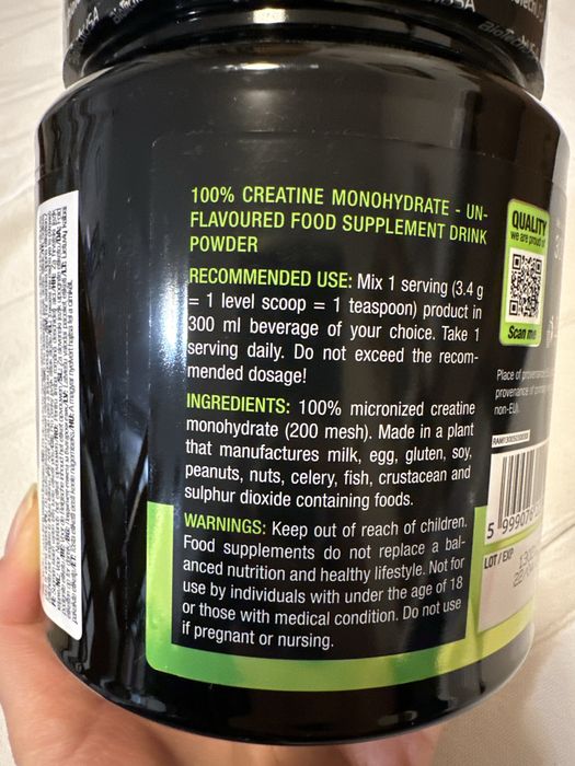 100% Creatine Monohydrate