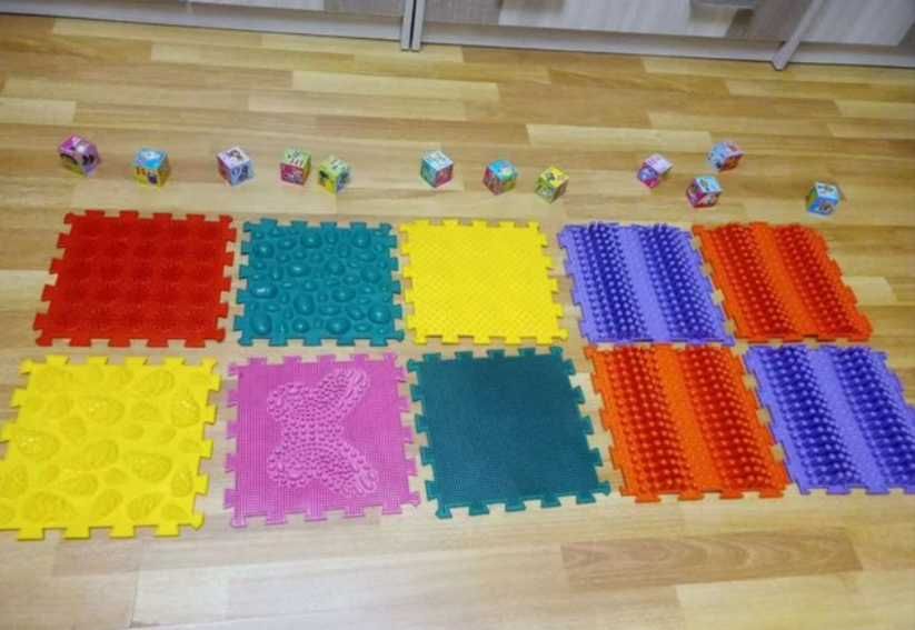 Ортопедичний килимок 10 пазлів набір / Коврик ортопедический / Акція