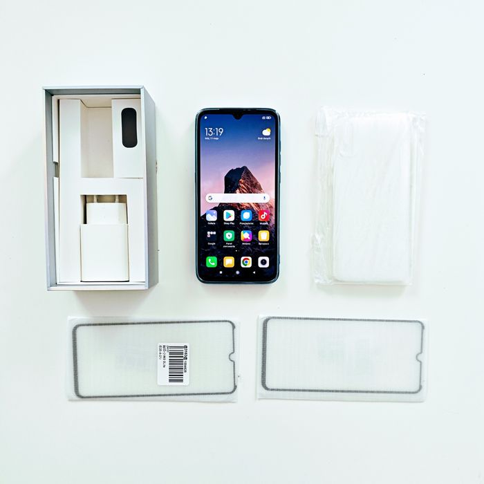 Telefon Smartfon Xiaomi Mi 9 Ocean Blue Dual SIM 6GB 64GB + akcesoria