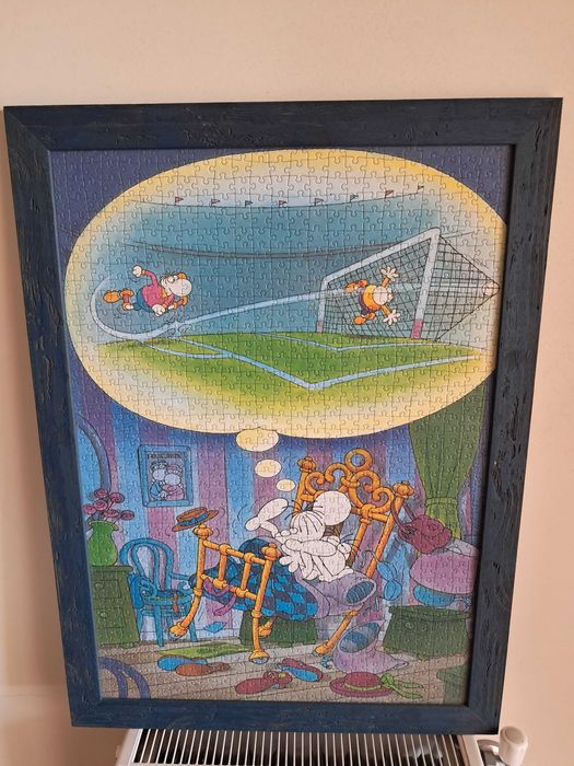 Quadro composto por peças Mordillo