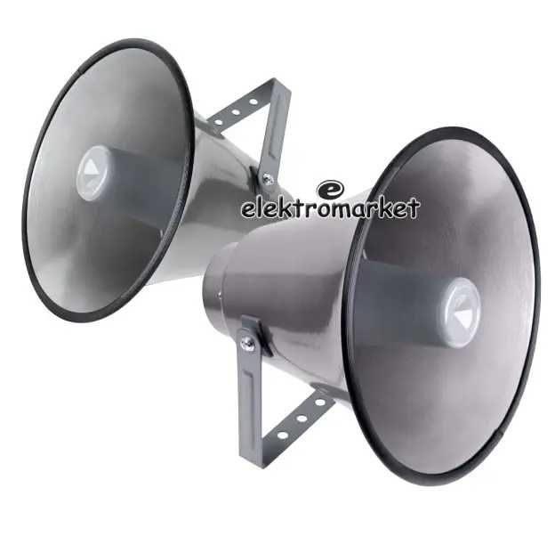 2 x Megafon horn 30 cm 25W do montażu