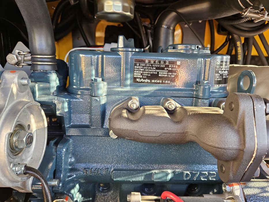 Koparka minikoparka KRÜGER XKW 16 ,kabina, diesel 1600 kg ,KUBOTA  D72