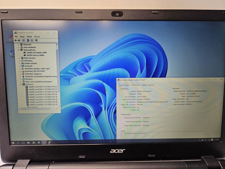 GAMINGOWY Ai Laptop ACER 4K i7 8x3.30|32GB RAM|NVIDIA GeForce RTX 6GB