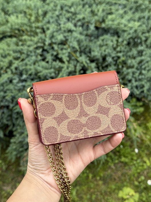 Coach Half Flap Card Case сумка / візитниця / картхолдер