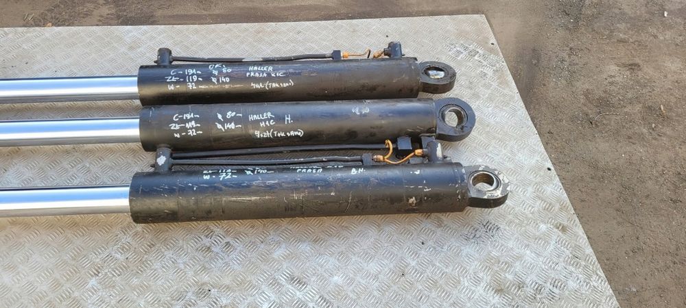 siłownik hydrauliczny śmieciarka HALLER  X1C prasa zgniot