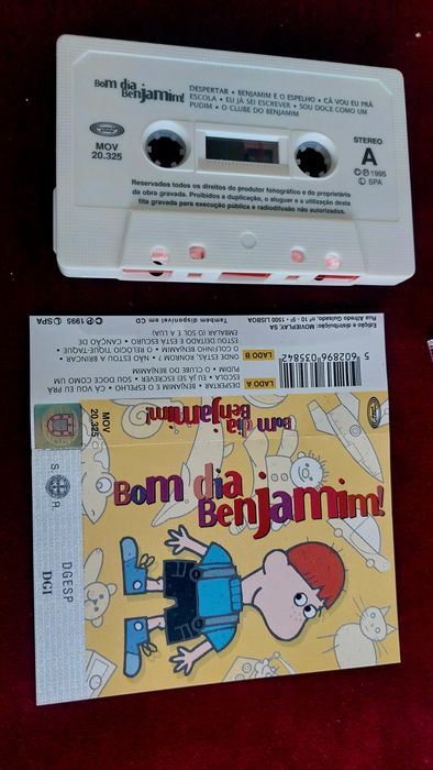 Bom dia Benjamim Livro +Cd+ K7