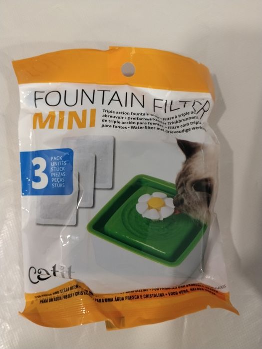 Bebedouro Fonte Catit Flower Fountain Mini 1,5 L – 7 filtros novos