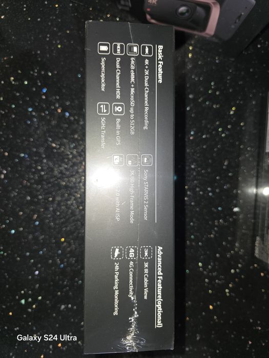 DDPAI Z90 Pro  Dual-Channel Set 4K Wideorejestrator Kamerka Samochodow