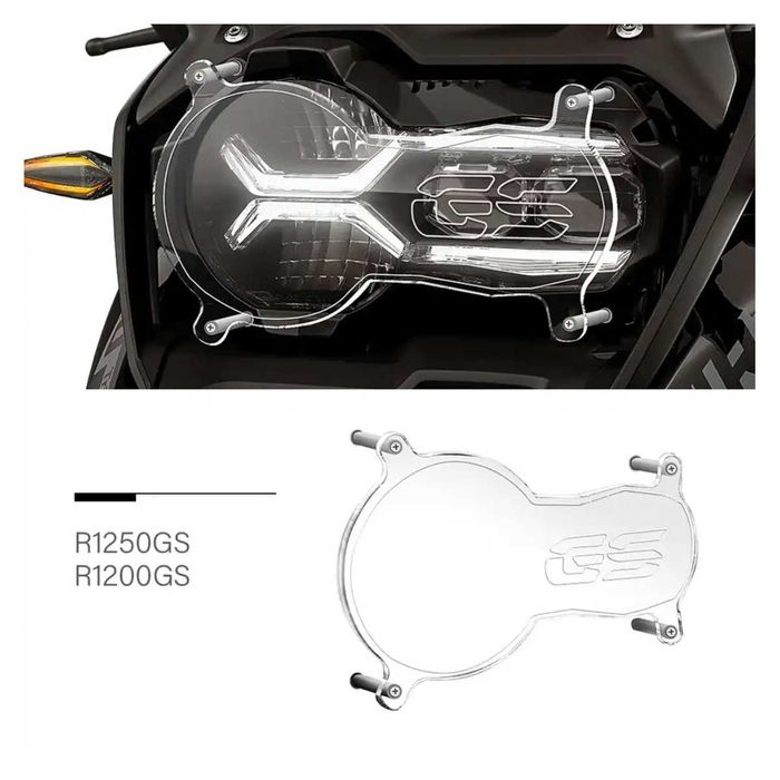 Proteção de Farol BMW R1200GS R1250GS - Policarbonato 3mm