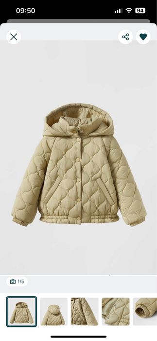 Куртка ZARA весняна демісезонна 98 р. 2-3 роки