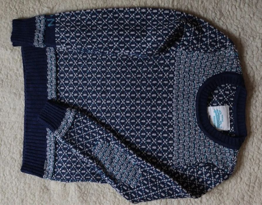 Теплий светр з вовною бренд SuperDry