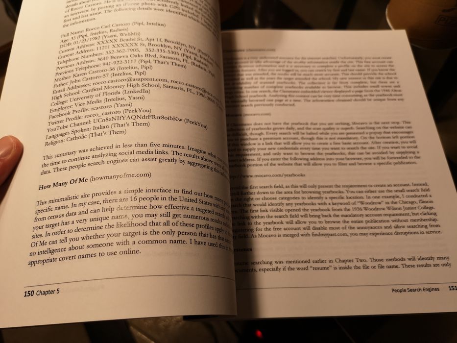 Open source intelligence techniques osint