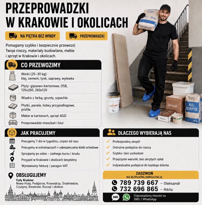Przeprowadzki, transport,  wywoz mebli, utylizacja odpadów