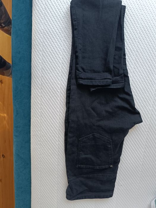 Czarne Jeansy ciążowe mama 42 XL