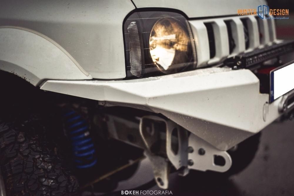 Zderzak stalowy wyciągarka Suzuki Jimny HUNTER DESIGN