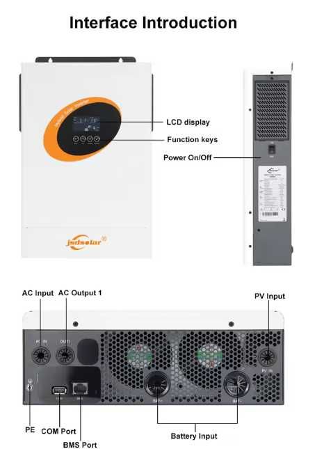 Гібридний інвертор JSD Solar 4kW