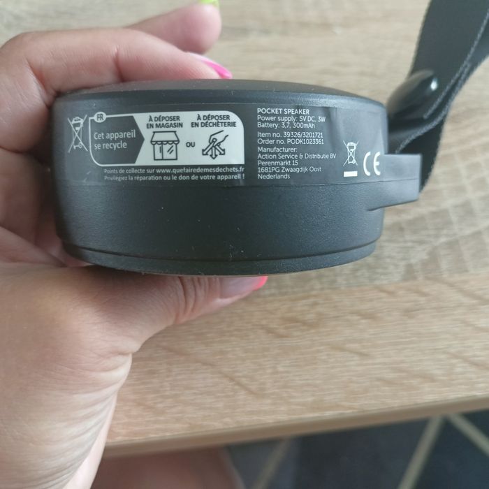 Nowy głośnik kieszonkowy
