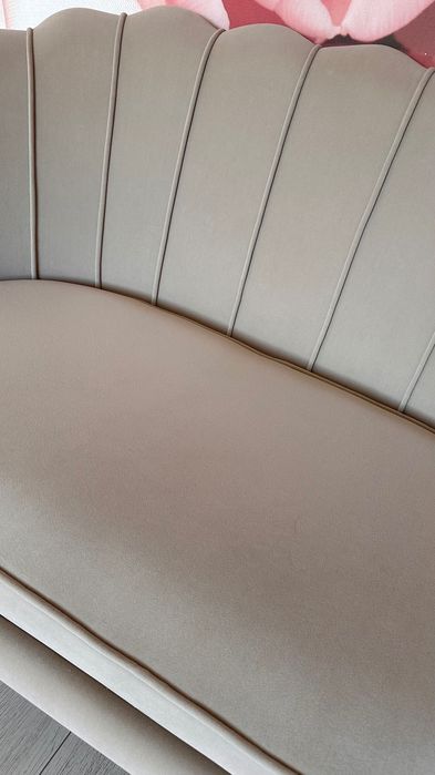 Мʼякий диван-крісло велюровий