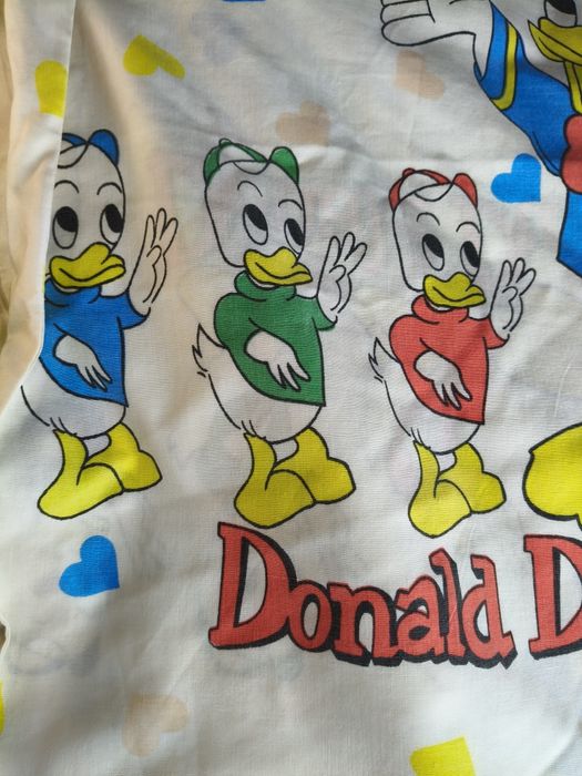 Stara poszwa na kołdrę PRL z kaczorem Donald ⁷