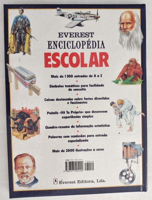 Enciclopédia escolar em 10 livros novos na caixa original