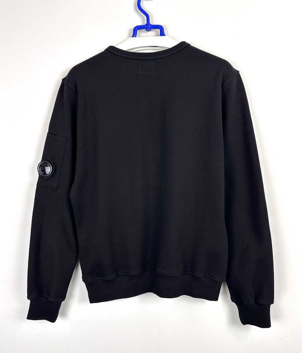 Bluza męska C.P Company czarna casual ze szkiełkiem crewneck r. M