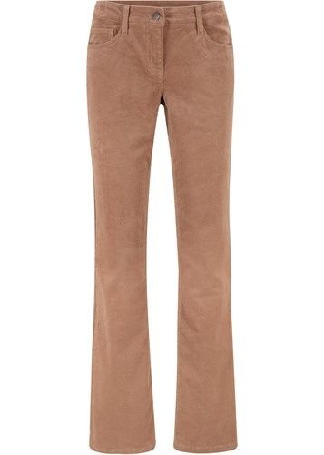 B.P.C spodnie damskie sztruksowe brązowe r.44