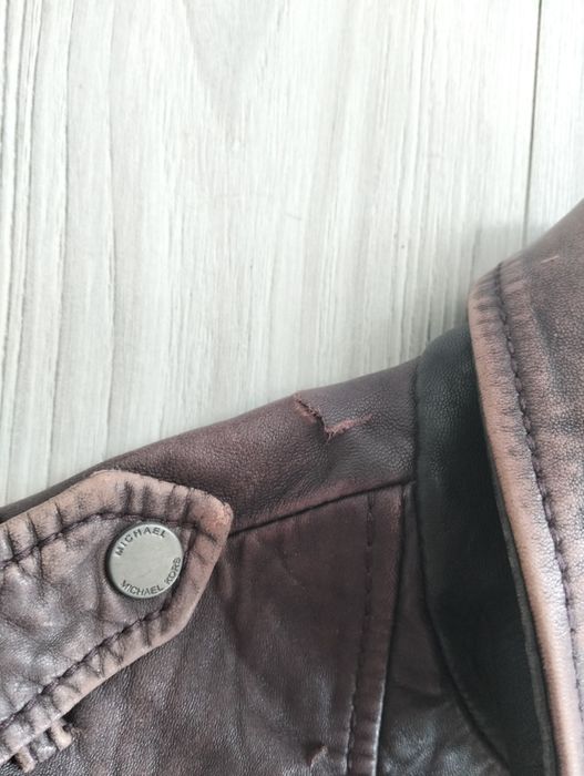 Michael Michael Kors skórzana ramoneska 100% skóra XS czarna