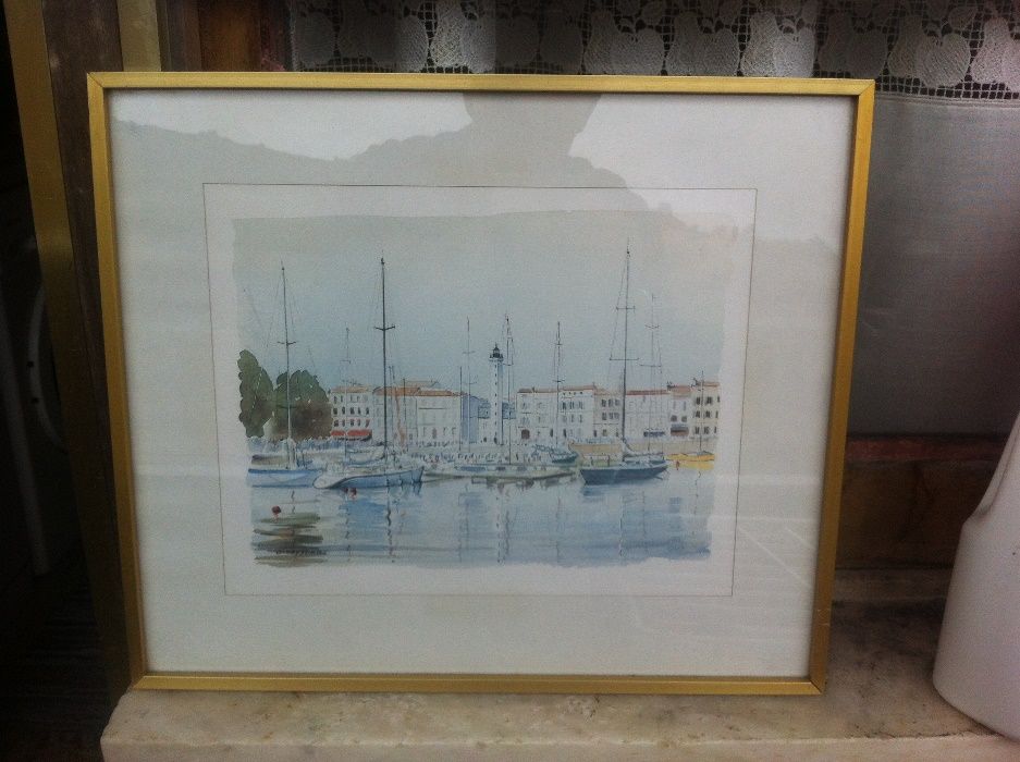 Aguarela de Claude Veyssiere