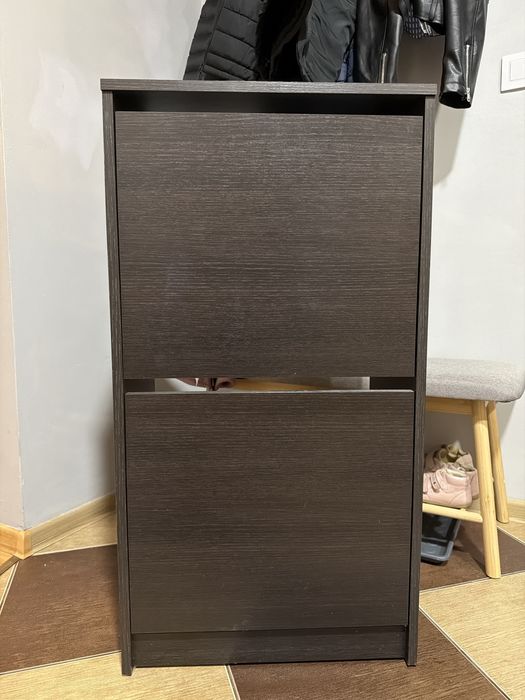 Szafka na buty Bissa Ikea czarnybraz