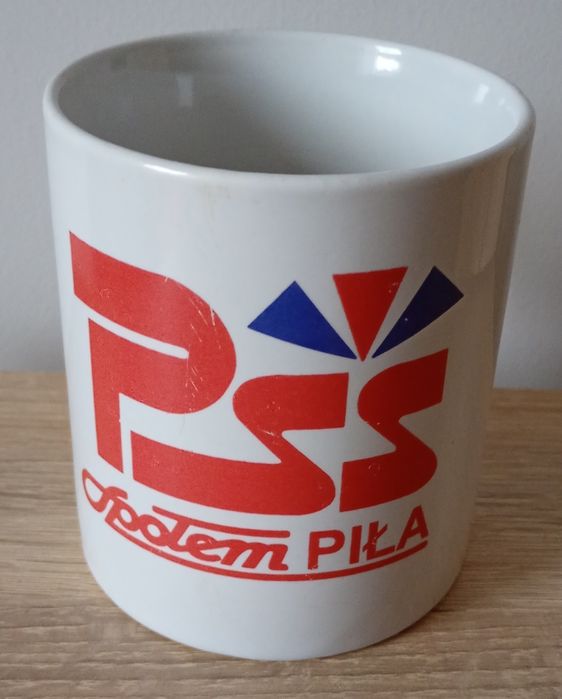 PRL kubek z uchem PSS Społem Piła