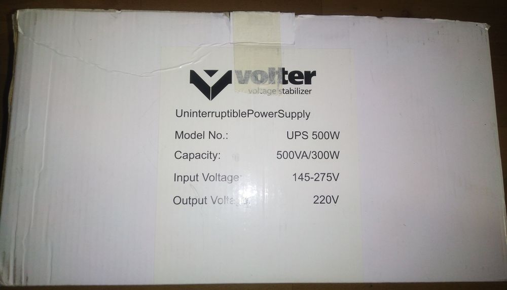 Volter UPS-500 300 Вт Безперебійний блок живлення