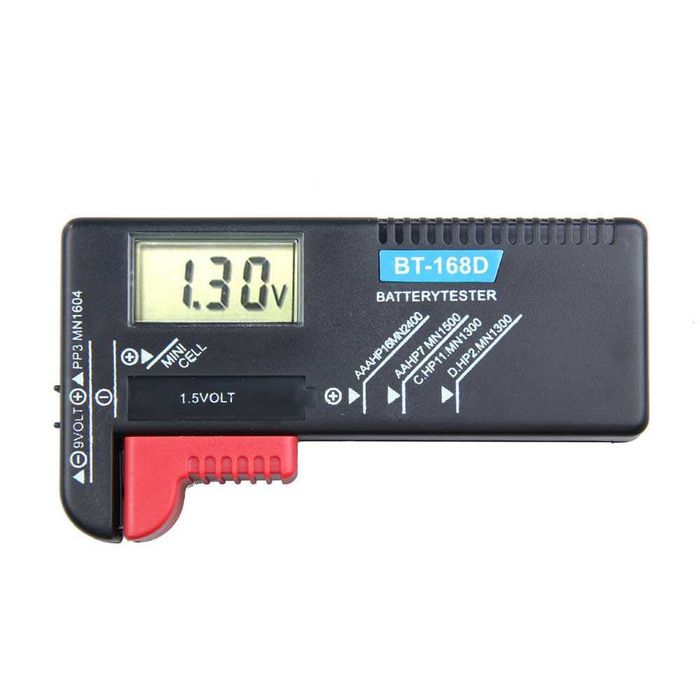 Testador digital de pilhas425906759155722241