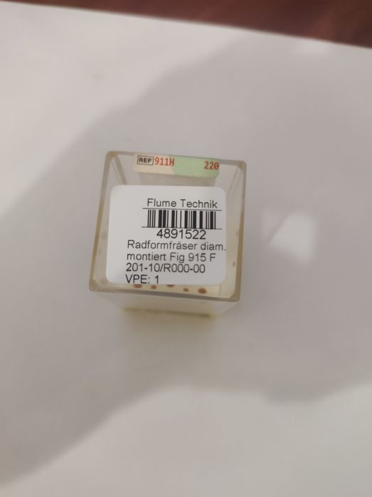 Фреза з диском ,кромка з алмазним покриття 22 мм flume technik нова