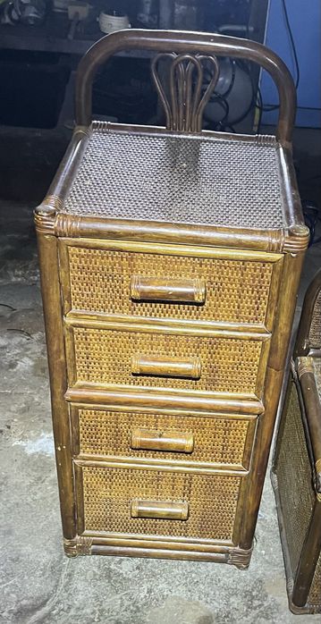 Meble ratanowe na korytarz , komoda , lawka na buty , wieszak , lustro