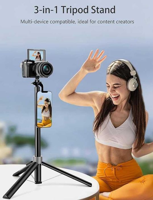 Victiv statyw selfie stick tripod 180cm pilot bluetooth