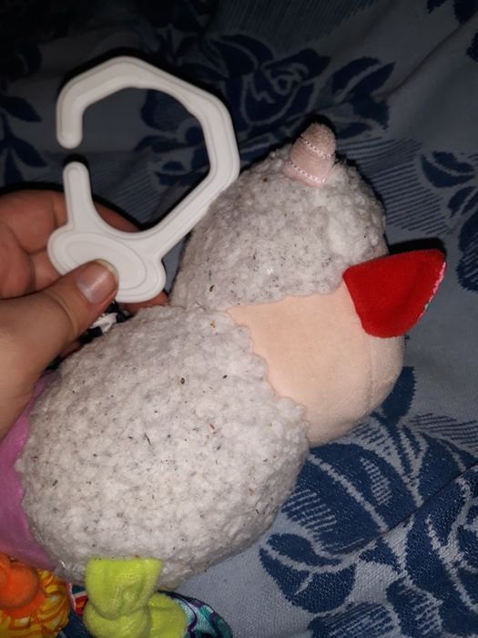 Погремушка Подвеска на коляску Bimbo Овечка мягкая игрушка с прорезыва