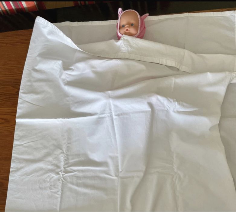 Conjunto de 2 lençóis saco para dormir para cama de grades