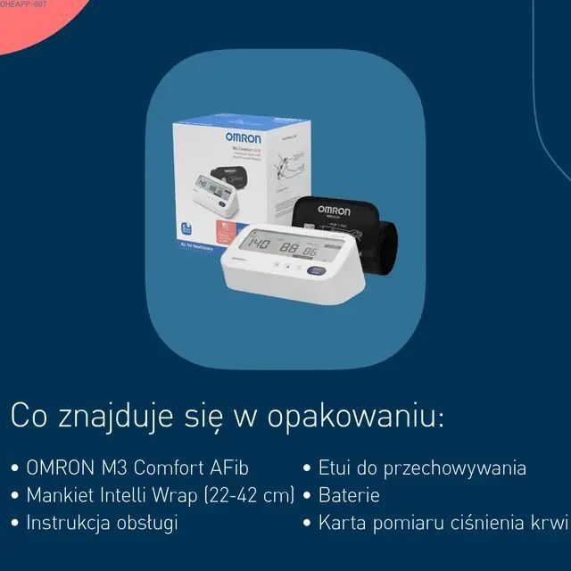 Тонометр Omron M3 Comfort Afib (HEM-7196-FLE)