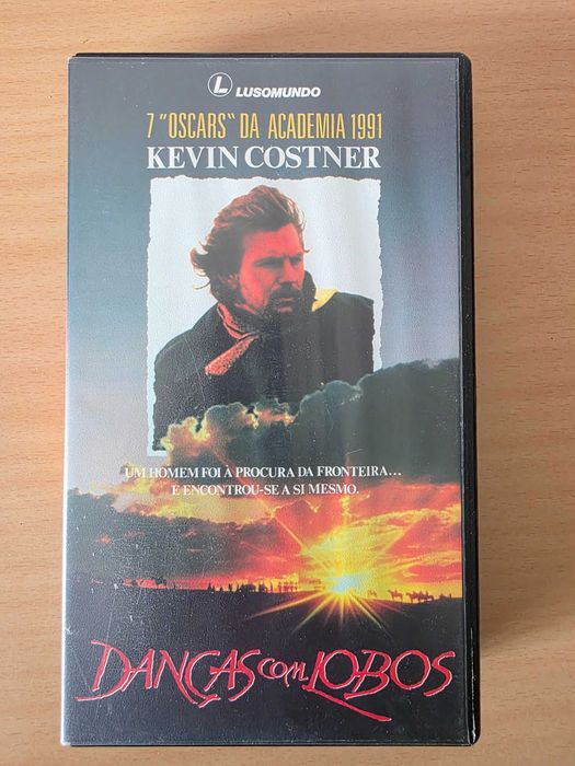 Filme em VHS "Danças com Lobos" com Kevin Costner