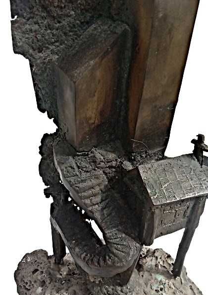 Escultura em Bronze e Rocha - Jérôme Danikowsk