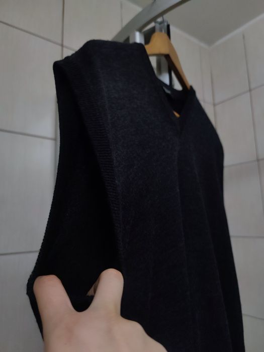 sweter sweterek XL Bexleys wełna wełniany elegancki bezrękawnik materi