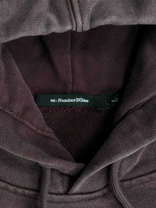 Худі Number (N)ine Shield бордова hoodie archive худи бордовая кофта