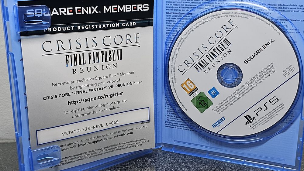 Final Fantasy VII Crisis Core Reunion PS5 PlayStation 5