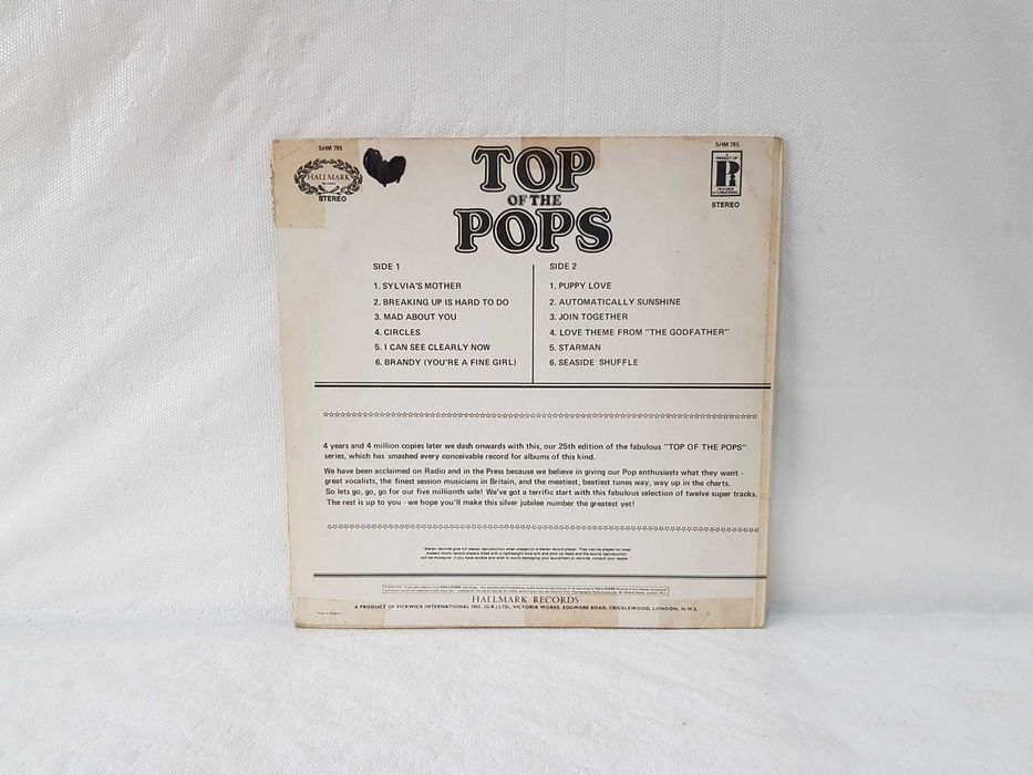 Płyta winylowa Top of the Pops vol . 25
