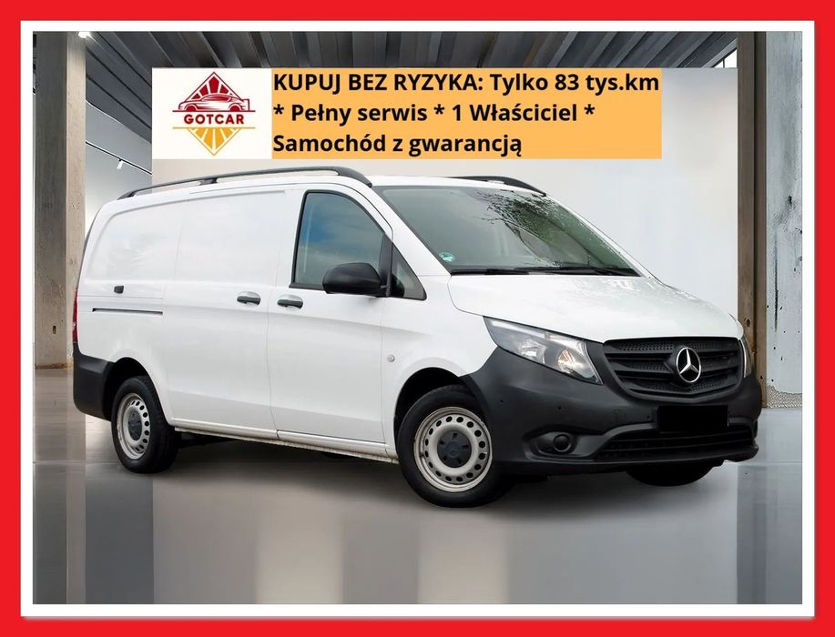 Mercedes-Benz VITO  ### Tylko 83 tys.km *** 1 Właściciel *** Serwisowany w ASO ###