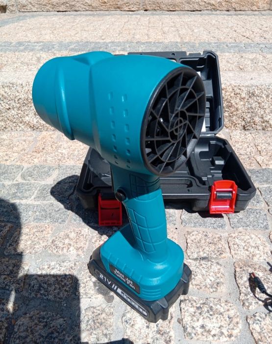 Soprador / Mini Jet Turbo Fan 21V sem Fios (Com 2 Baterias e Mala) – Novo