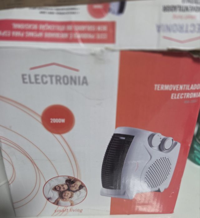 Aquecedor Elétrico Portátil ELECTRONIA – Calor Instantâneo!